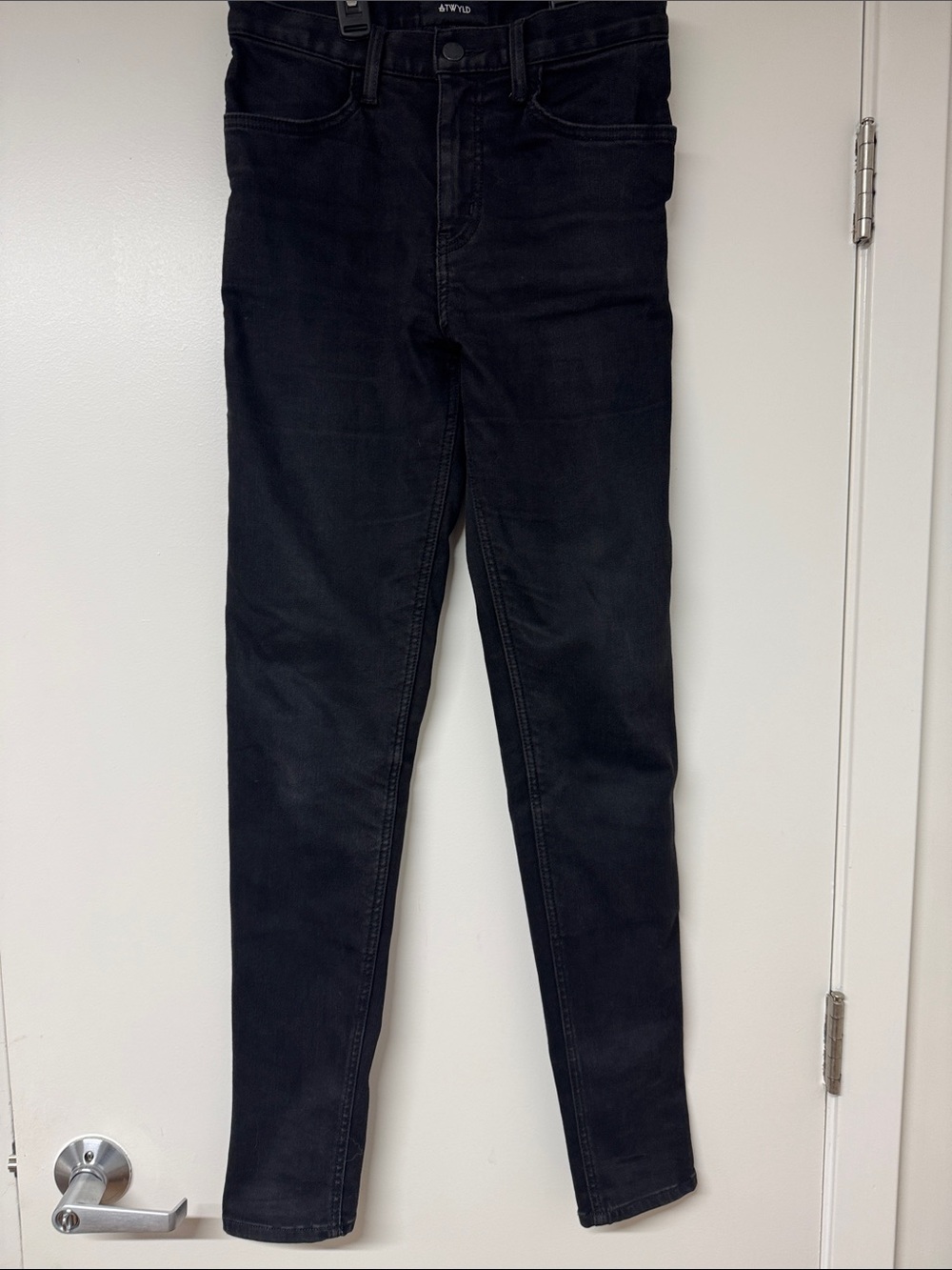 Women’s motoercycle Black Skinny Jeans